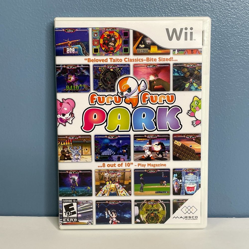 Nintendo Wii Furu Furu Park Video Game Complete TESTED BEAUTIFUL CONDITION